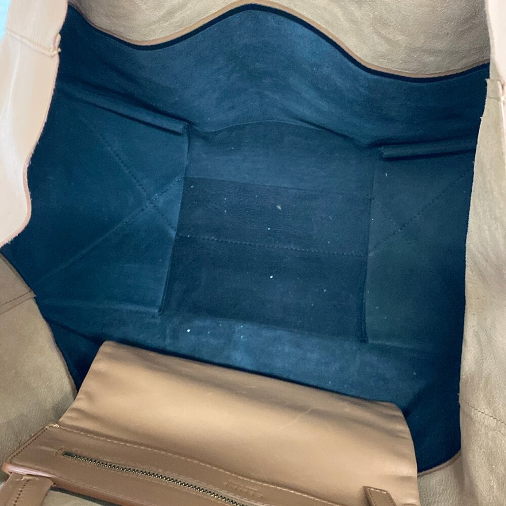 Celine Horizontal Cabas Tote Bag Brown Black - Picture 7 of 9